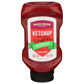 TRUE MADE FOODS No Sugar Added Ketchup with Extra Veggies, 18.5 OZ