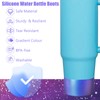 ZWIN Chameleon Gradient Matte Luster Silicone Boot,Silicone Boot Sleeve,Water Bottle