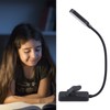 Book Light Small Lightweight Vertical Head Clip On Reading Light