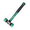 BUSKPOK Rubber Mallet Double Faced Flooring Hammer for Camping Woodworking