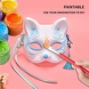 zrfgbxim 10 Pcs Cat Masks to Decorate, Therian Masks, Pure