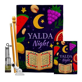 Ornament Collection Faith Yalda Night Garden House Flags Kit Religious Hope Grace Peace Dove Christian Religion Easter Small Decorative Gift Yard Banner Made in USA 28 X 40