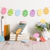 FOBSME 144 Pieces Mini Easter Egg Cutouts Small Paper Egg