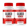 GlucoSense 2-Pack GlucoSense Capsules, Gluco Sense Blood Circulation Support -
