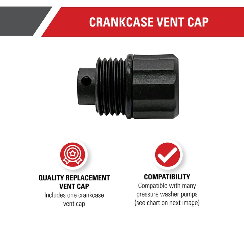 Simpson Cleaning 7111013 Replacement Crankcase Vent Cap for Pressure Washer