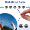 358PCS Split Shot Fishing Weights,7 Sizes Dispenser Fishing Tackle Carp