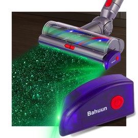 Bahuun Vacuum Cleaner Dust Display LED, Compatible with Dyson & All Vacuum Cleaners,Reveal Microscopic Dust & Illuminate Invisible Pet,Cat,Dog Fur,Vacuum Accessories Upgrade Vacuum Attachment (Purple)