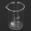 10PCS Glass Beaker Set Experiment Measuring Cup with Scale Teaching