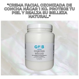 Crema Facial De Concha Nácar Ozonizada - Gob - 1 Kilo Todo Tipo De Piel