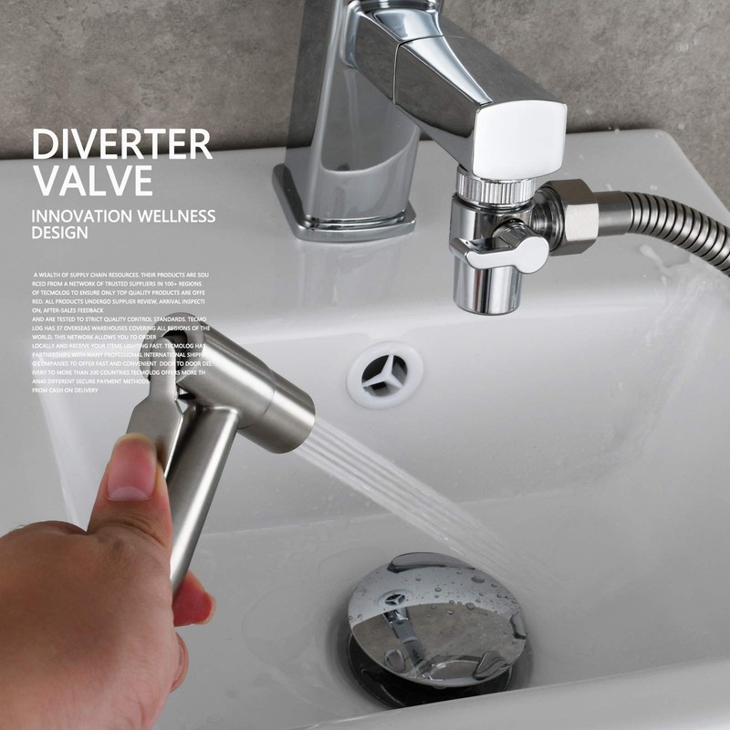 Ciencia SUS304 Stainless Steel Diverter for Kitchen Sink Bathroom Replacement