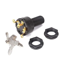 YGOLF Golf Cart Ignition Key Switch,Starter Switch with 2 Club Car Keys Fit for Club Car DS Electric 1996-Up,36V or 48V,OEM 101826201 1012505