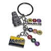12 Pack NYC Multicolor Souvenir Collection New York Metal Keychain