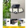 LE Solar Lights for Outside, Solar Lights Outdoor with Motion