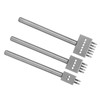 3Pcs Prong Chisel Silver Tool Steel 2/4/6 Prongs DIY Hand