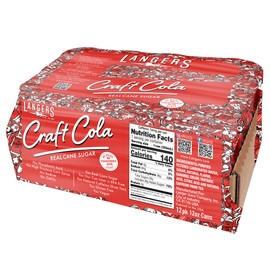 Langers Craft Cola with Real Cane Sugar, No Weird Stuff, 12 Fl Oz (Pack of 12)
