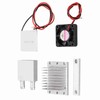 12V Thermoelectric Peltier Cooler Semiconductor Refrigeration Cooling Fan System Heatsink