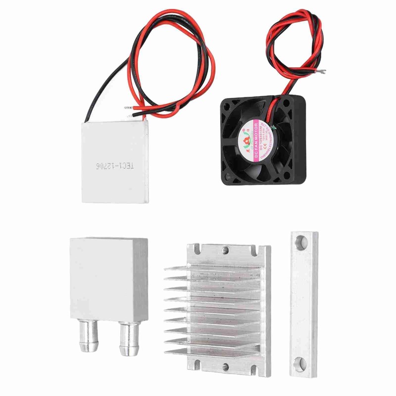 12V Thermoelectric Peltier Cooler Semiconductor Refrigeration Cooling Fan System Heatsink
