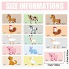 80Pcs Kids Cute Right Left Farm Animal Stickers 3 x