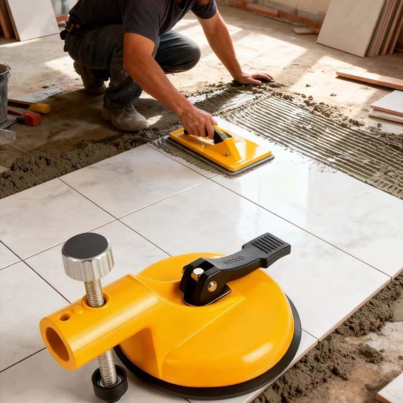 Adjustable Vacuum Suction Cups for Seam-Joining Leveling, Floor Gap Fixer