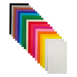 Hard Felt Sheets, 18 Piece Felt Fabric, 70 x 11,3 Inch Color Felt Craft Felt, Sewing Felt Square