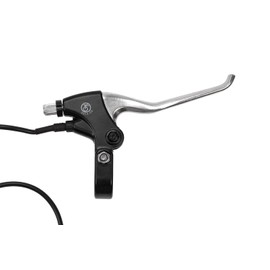 TongSheng E-Bike Brake Lever Left Aluminium Black/Silver 420 mm 22.2 mm Handlebar Tube