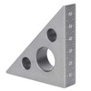 Cuadrados de carpintería, regla triangular, aleación de aluminio, calibre de