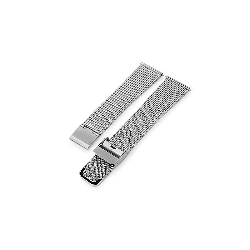 MiLTAT 22mm Quick Release Milanese Mesh Watch Band Tapered Style