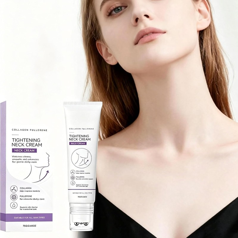 Softanas Hydrating Neck Cream – Moisturizing Roller Neck Cream, Gentle