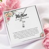 Bubble Hugs Mother of The Bride Necklace Silver Plated Rose