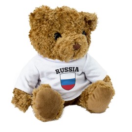 NEW - Russia Flag Teddy Bear - Russian Fan Gift Present Российская