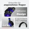 TECHMADE Foldable Bluetooth Headphones with Built-in Microphone - Hi-Fi Stereo