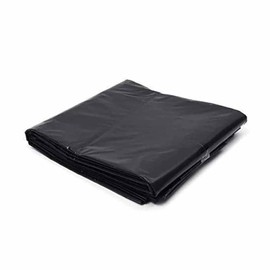 WBBML Waterproof Garden Pool Membrane Reinforced Foldable Fish Pond Bed Liners, for Reservoir, Fountains, Waterfall, Customizable (Color : Black, Size : 2x2m/6.56x6.56ft)