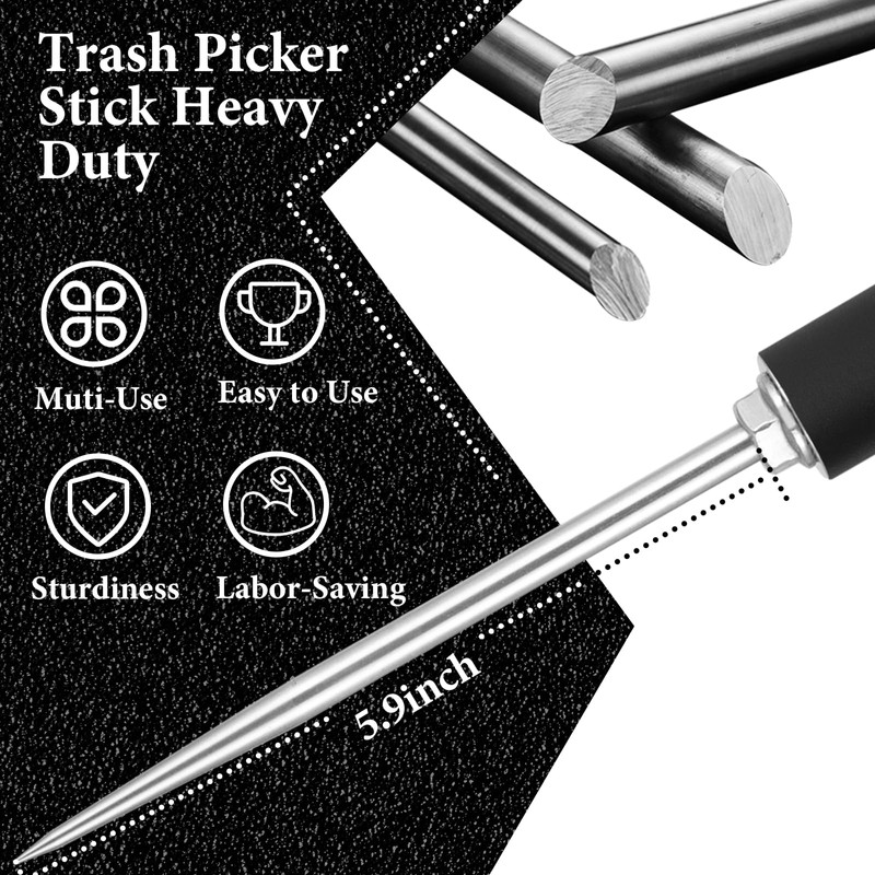 Garbage Picker Upper Tool, Trash Picker Stick Extend 32-47 inch