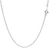 Sears Sv 925 Cut Ball Chain Necklace, Silver, Silver