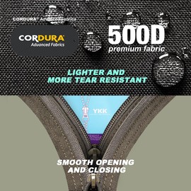 TSPRO Molle Tasche EDC Pouch, Taktische Admin Pouch für Gürtel, Multifunktional und Strapazierfähig Organisator mit Reißverschlussbeutel für Smartphone, Taschenlampe & Stift (Schwarz)