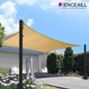 Sun Shade Sail Poles Kit 10ft Outdoor Sun Shade Sail