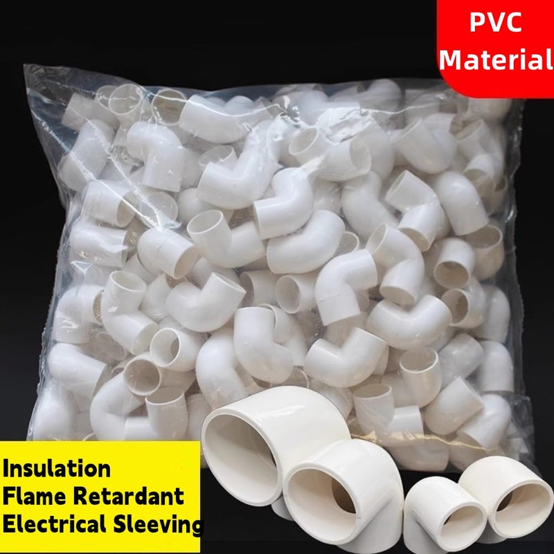 BOZONLI PVC Connecting Pipe Angle Electric Pipe Empty Pipe Electrical