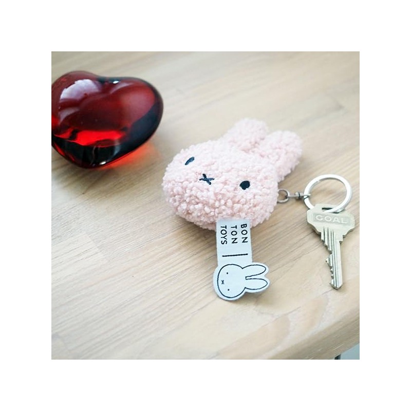 [BON TON TOYS] Miffy Tiny Teddy Keychain Pink/Bon Toys, Pink