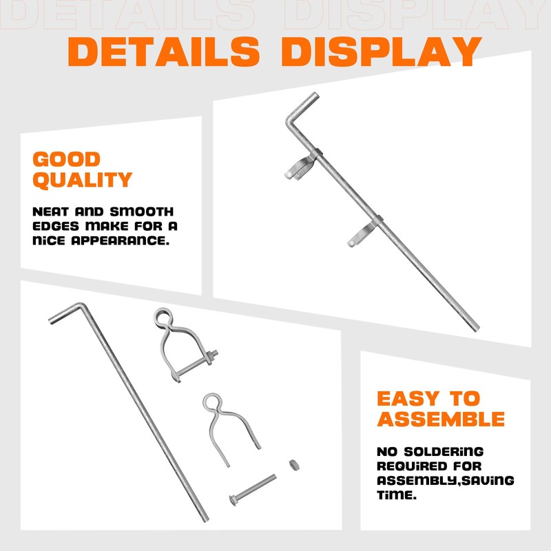 Amoskey Heavy Duty Gate Drop Rod - 1-3/8" 32" for
