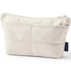Lands' End Zip Canvas Pouch Natural/natural One Size