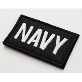 Navy Navy Patch Velcro Removable Military Airsoft Embroidery Patch