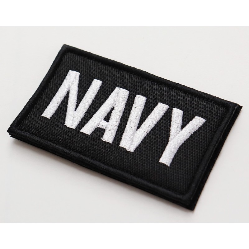 Navy Navy Patch Velcro Removable Military Airsoft Embroidery Patch