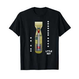 Little Boy - Nuke Bomb Diagram - Nuclear Warhead Missile T-Shirt