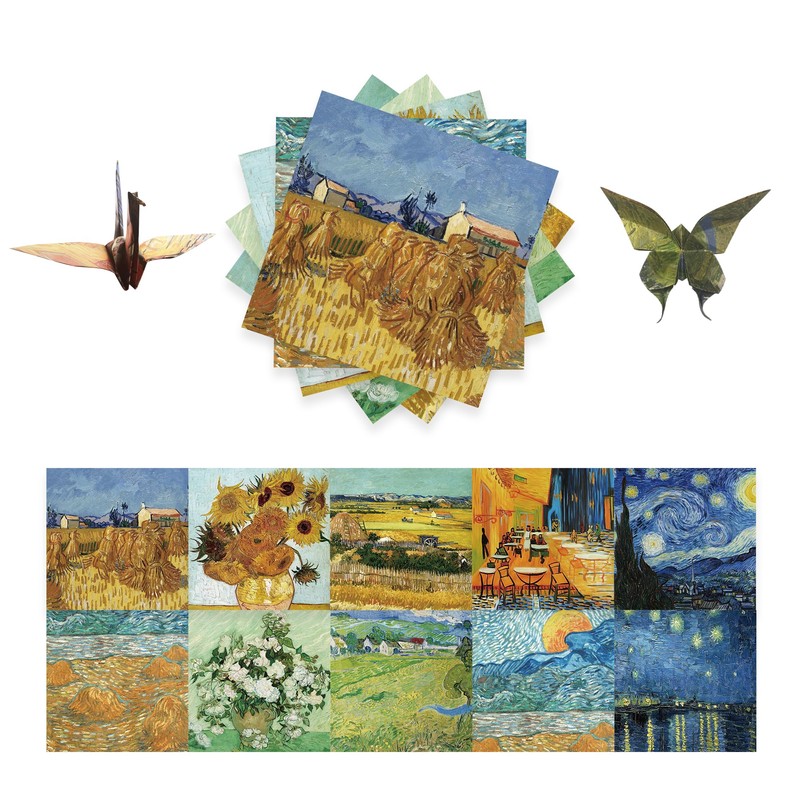 Origami Paper 6x6 Double Sided 50 Sheets 10 Colors origami