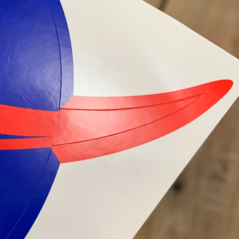 NASA Vintage Logo Paper Decal Sticker 3.5"