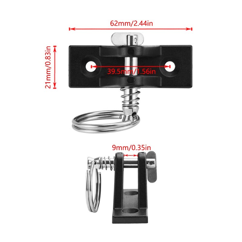 4Pcs Deck Hinge Mount, Marine Boat Deck Hinge Mount Top