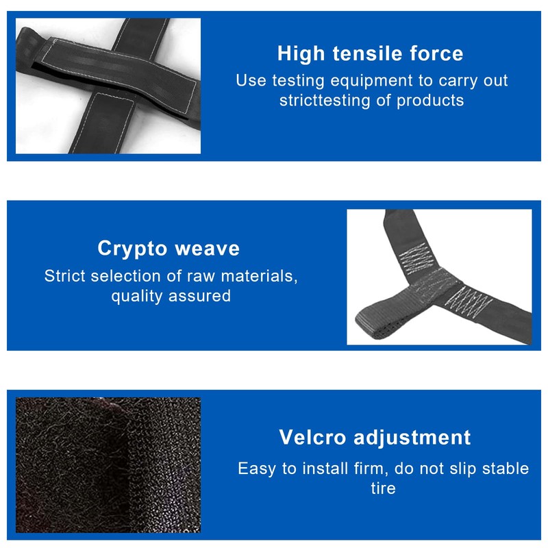 Heavy Duty Motorcycle Rear Tie Down Strap with Lashing System