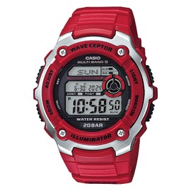Casio WV-200 Watch, Casio Collection, red, Newest model