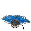 Kurt Adler UL 10-Light LED Silver and Blue Hanukkah Star