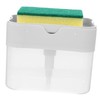 iplusmile 1Set Manual Press Soap Dispenser with Sponge Tray Versatile